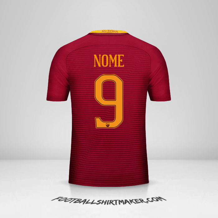 Maglia AS Roma 2016/17 -  nome - 9
