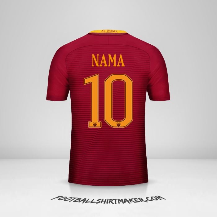 Jersey AS Roma 2016/17 -  nama - 10