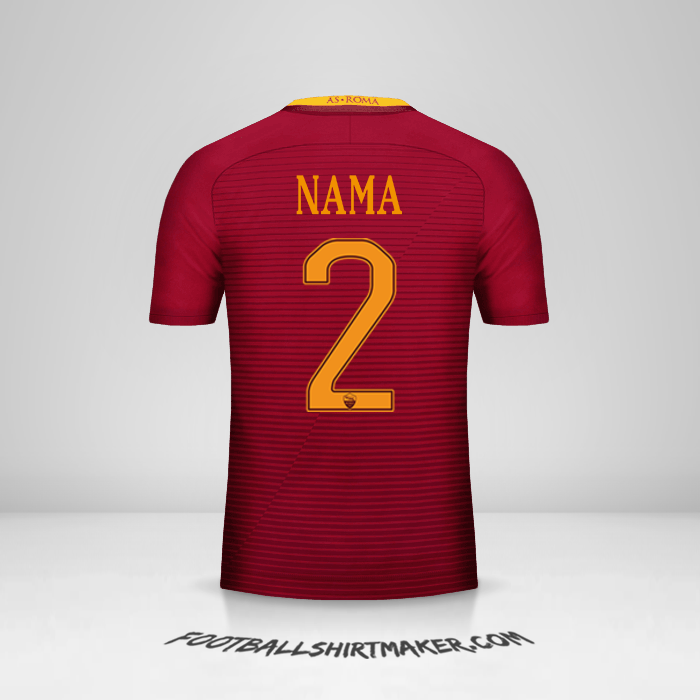 Jersey AS Roma 2016/17 -  nama - 2