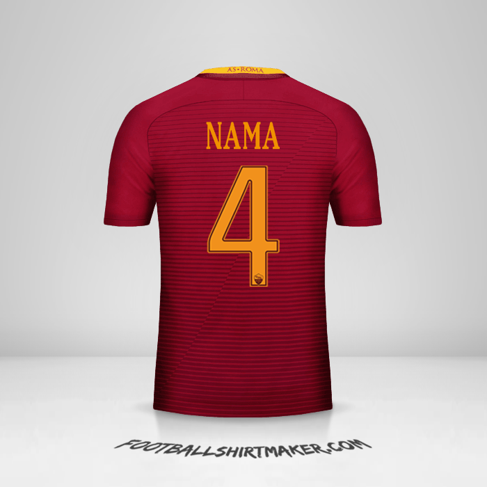 Jersey AS Roma 2016/17 -  nama - 4