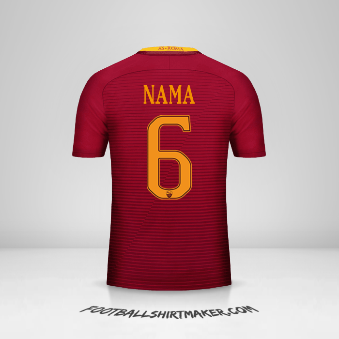 Jersey AS Roma 2016/17 -  nama - 6