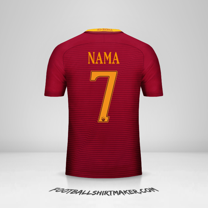 Jersey AS Roma 2016/17 -  nama - 7