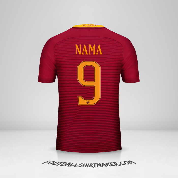 Jersey AS Roma 2016/17 -  nama - 9