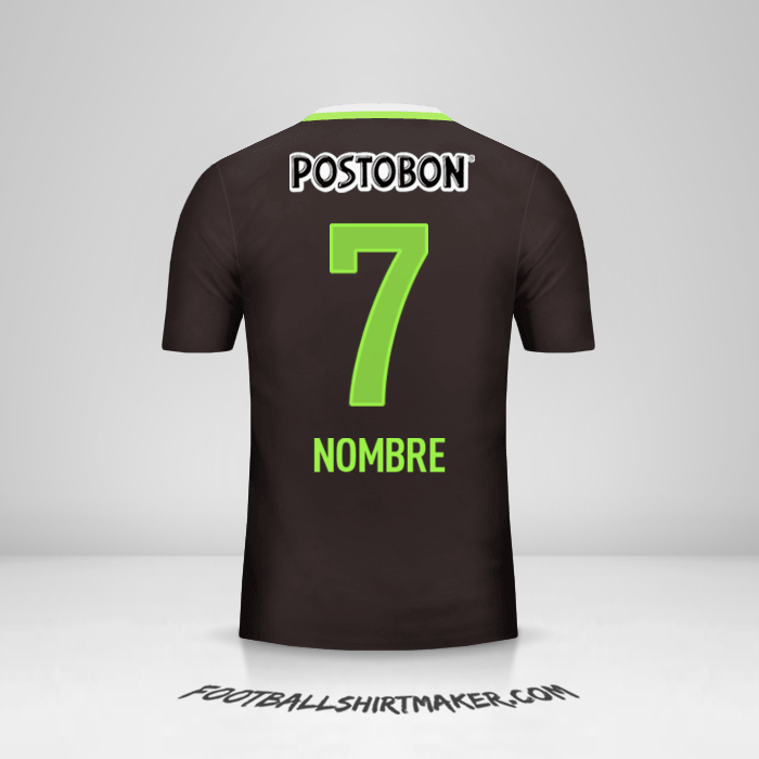 Camiseta Atletico Nacional 2016 Visita -  nombre - 7