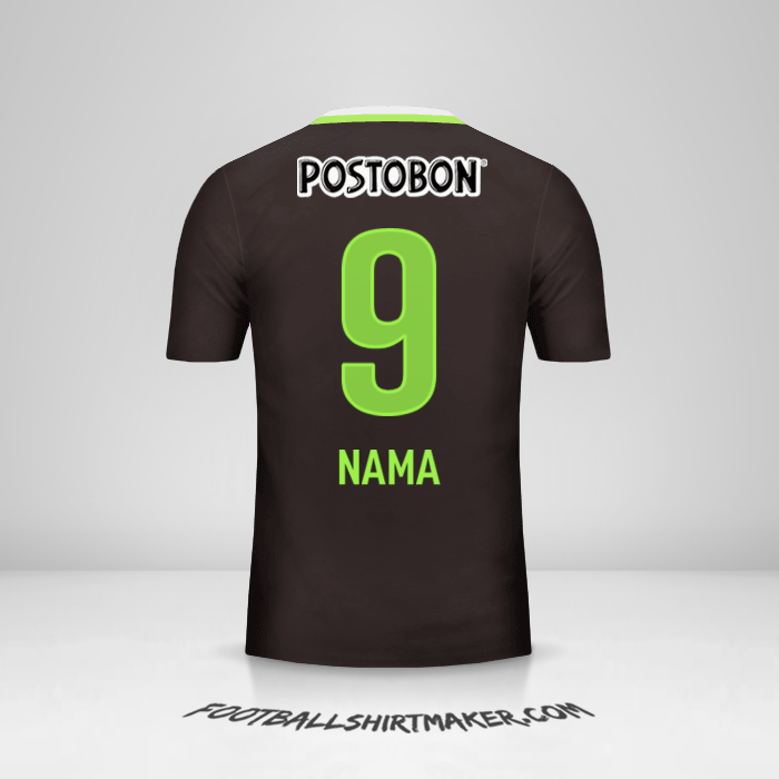 Jersey Atletico Nacional 2016 Alternatif -  nama - 9