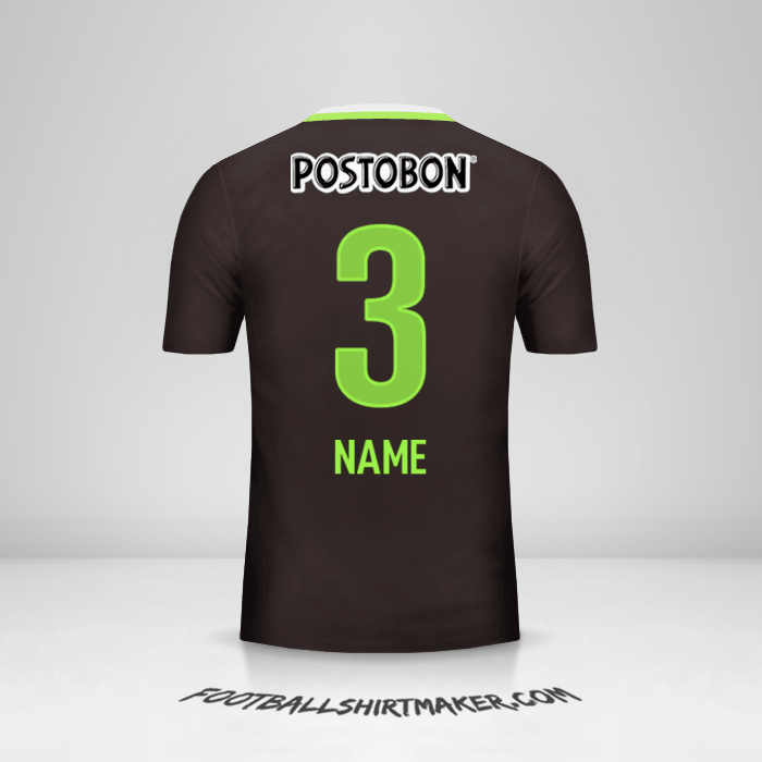 Shirt Atletico Nacional 2016 Away -  name - 3