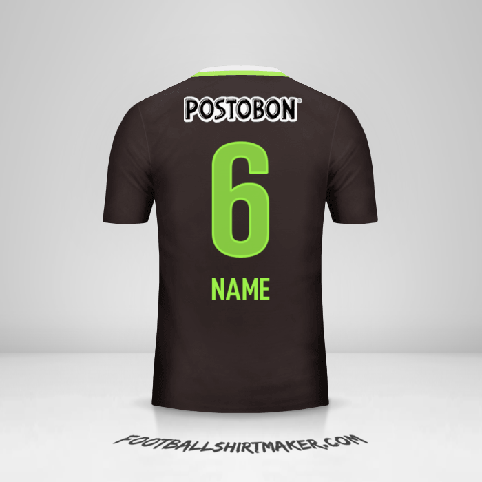 Shirt Atletico Nacional 2016 Away -  name - 6