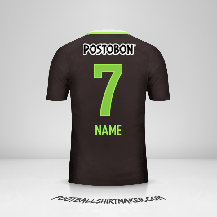 Jersey Atletico Nacional 2016 Away -  name - 7