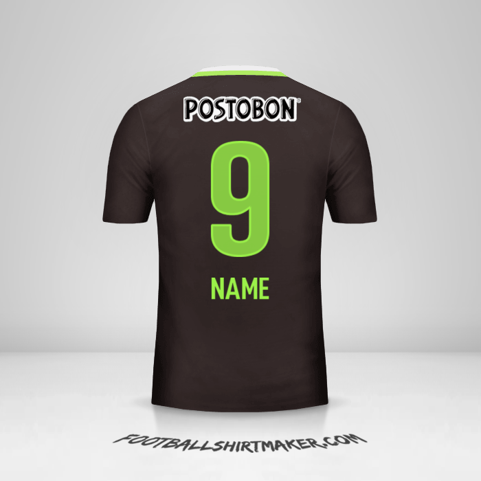 Jersey Atletico Nacional 2016 Away -  name - 9