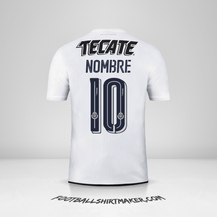 Jersey Guadalajara 2016/17 Visita -  nombre - 10