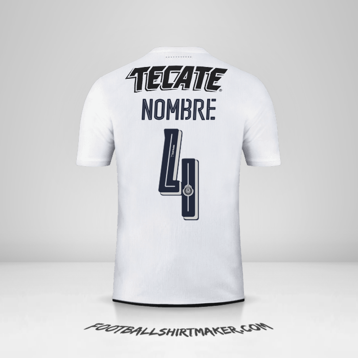 Jersey Guadalajara 2016/17 Visita -  nombre - 4