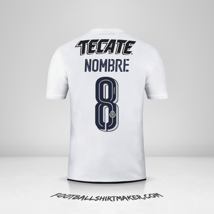 Jersey Guadalajara 2016/17 Visita -  nombre - 8