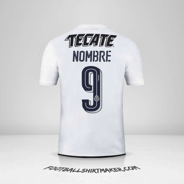 Camiseta Guadalajara 2016/17 Visita -  nombre - 9