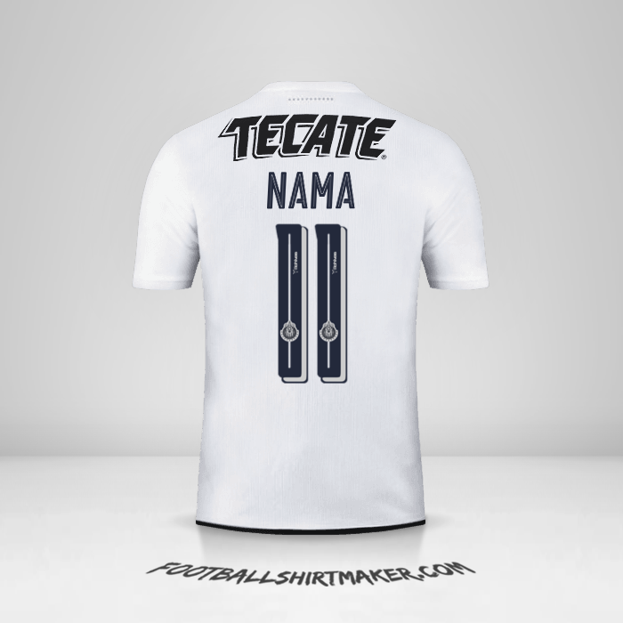 Jersey Guadalajara 2016/17 Alternatif -  nama - 11