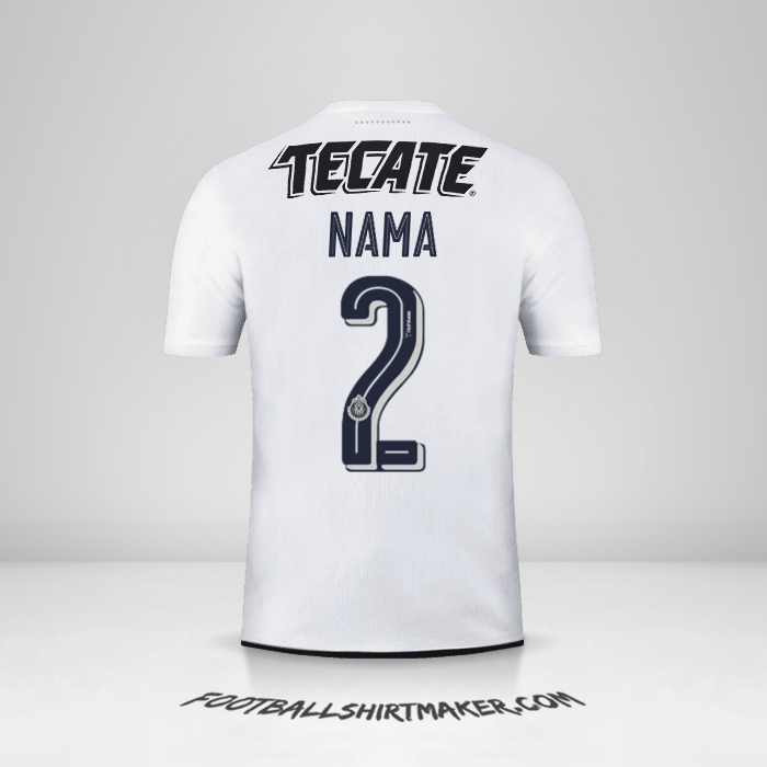 Jersey Guadalajara 2016/17 Alternatif -  nama - 2