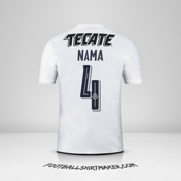 Jersey Guadalajara 2016/17 Alternatif -  nama - 4