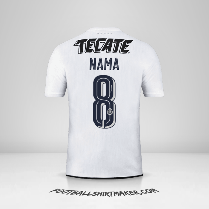 Jersey Guadalajara 2016/17 Alternatif -  nama - 8