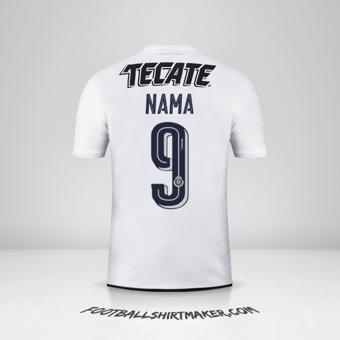 Jersey Guadalajara 2016/17 Alternatif -  nama - 9