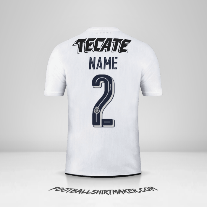 Jersey Guadalajara 2016/17 Away -  name - 2