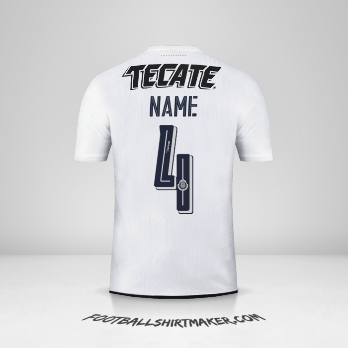 Jersey Guadalajara 2016/17 Away -  name - 4