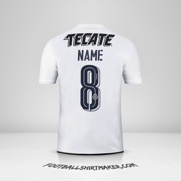Jersey Guadalajara 2016/17 Away -  name - 8
