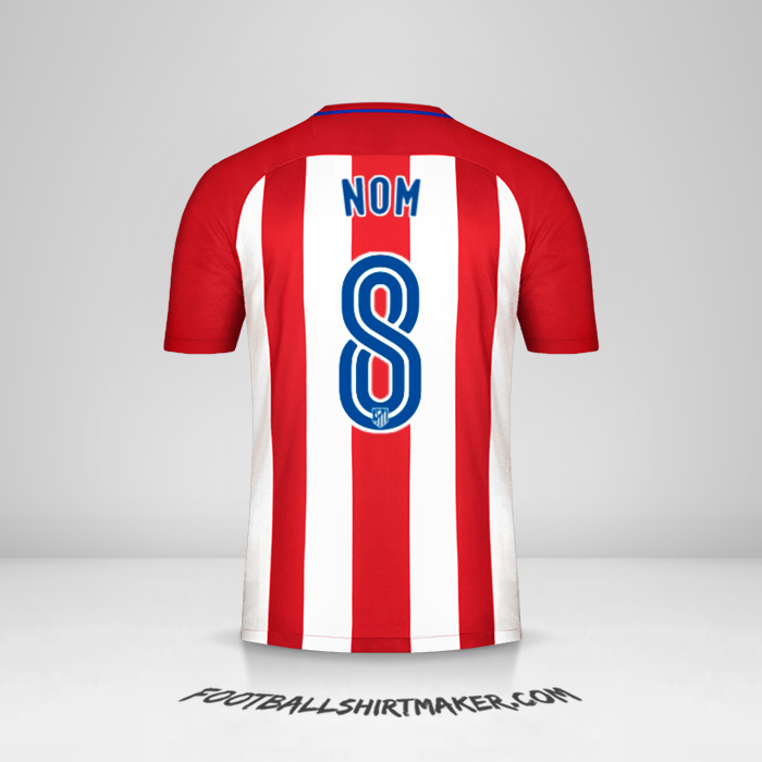 Maillot Atletico Madrid 2016/17 -  nom - 8