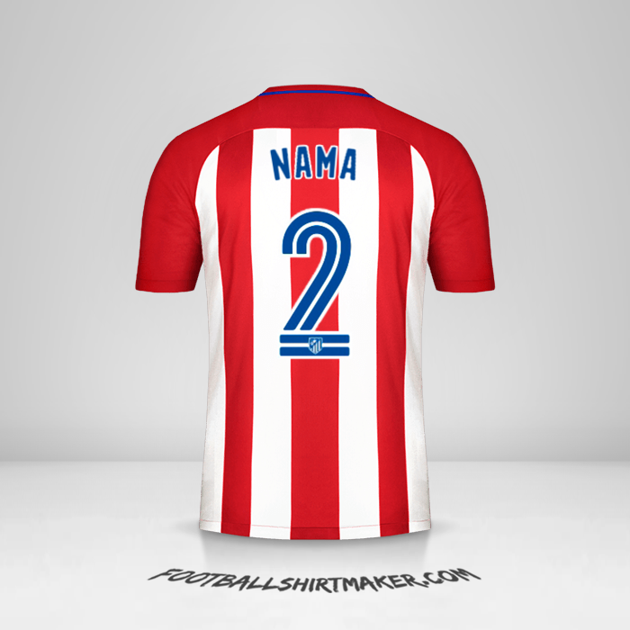 Jersey Atletico Madrid 2016/17 -  nama - 2