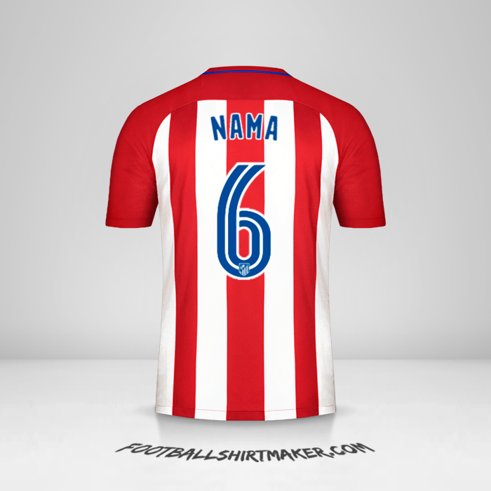 Jersey Atletico Madrid 2016/17 -  nama - 6