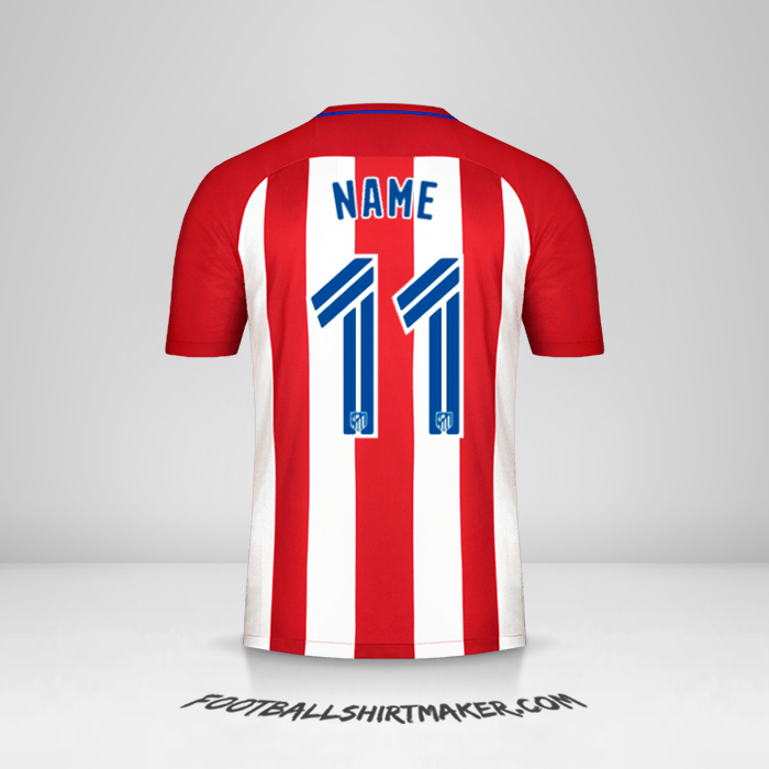 Trikot Atletico Madrid 2016/17 -  name - 11