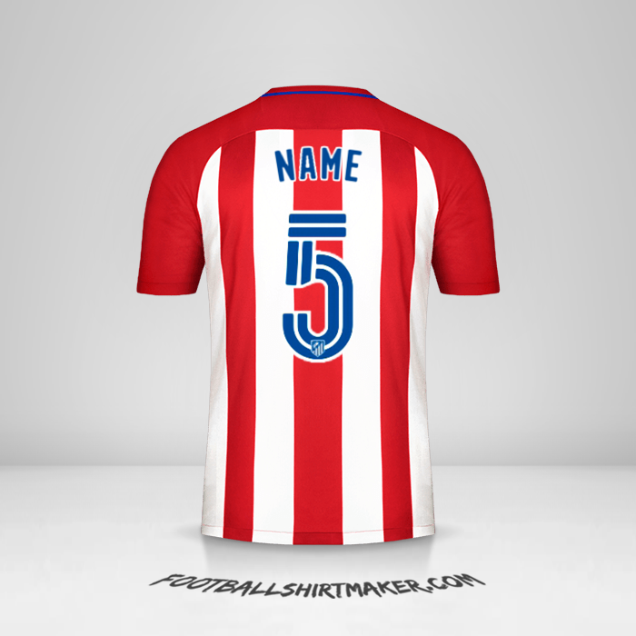 Shirt Atletico Madrid 2016/17 -  name - 5