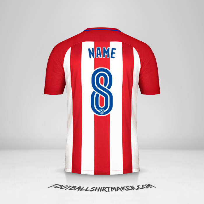 Shirt Atletico Madrid 2016/17 -  name - 8