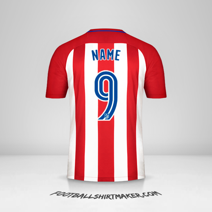 Shirt Atletico Madrid 2016/17 -  name - 9