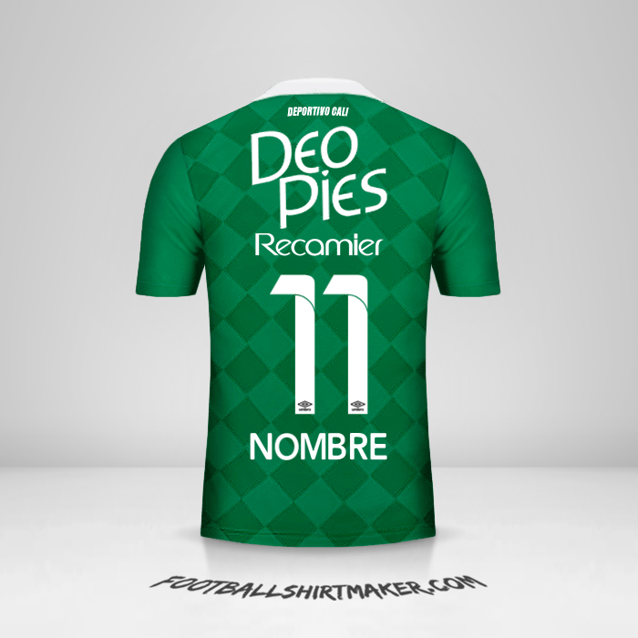 Jersey Deportivo Cali 2016 -  nombre - 11