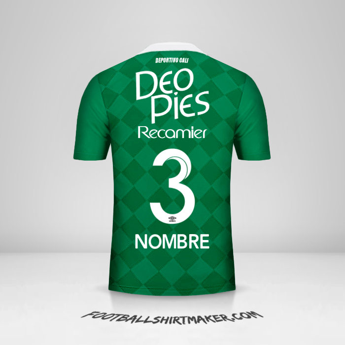 Jersey Deportivo Cali 2016 -  nombre - 3