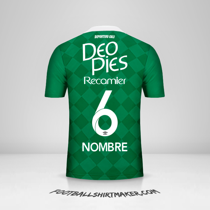 Jersey Deportivo Cali 2016 -  nombre - 6