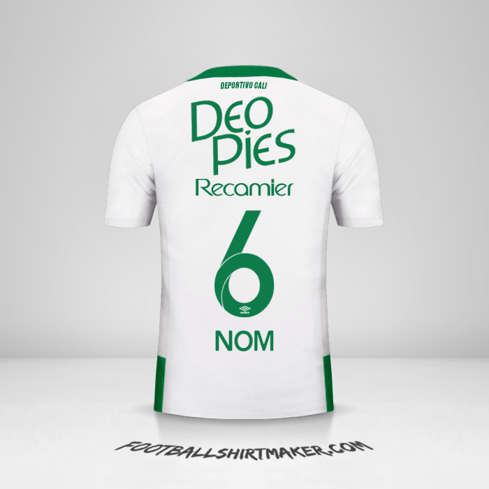Maillot Deportivo Cali 2016 Extérieur -  nom - 6