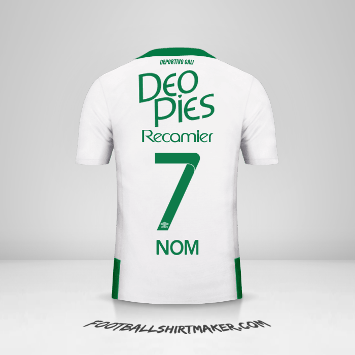 Maillot Deportivo Cali 2016 Extérieur -  nom - 7