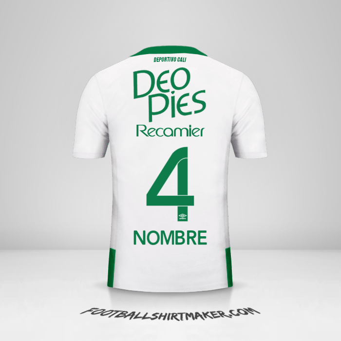 Jersey Deportivo Cali 2016 Visita -  nombre - 4