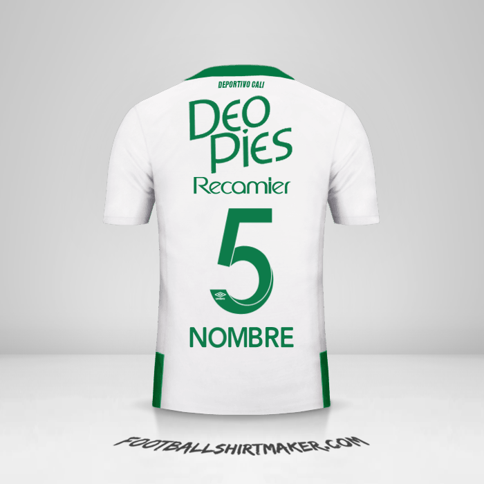 Jersey Deportivo Cali 2016 Visita -  nombre - 5