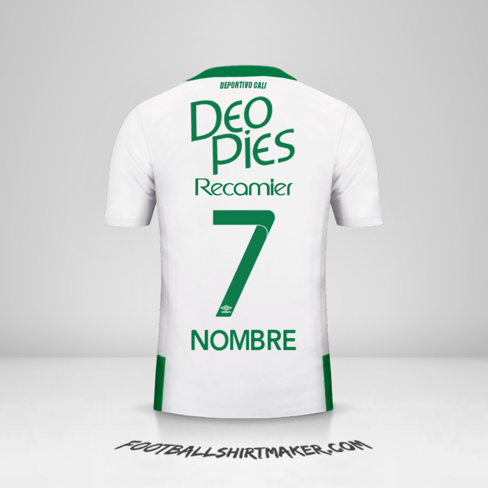 Jersey Deportivo Cali 2016 Visita -  nombre - 7