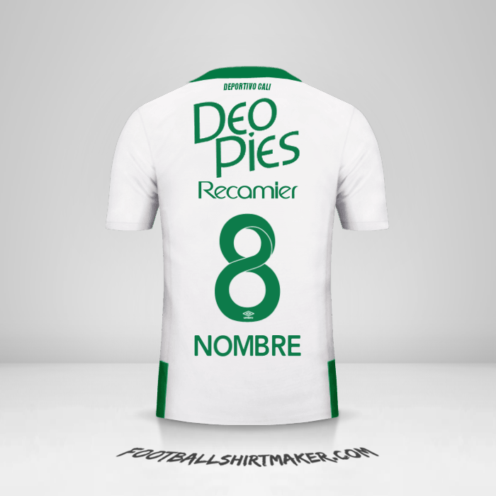 Jersey Deportivo Cali 2016 Visita -  nombre - 8