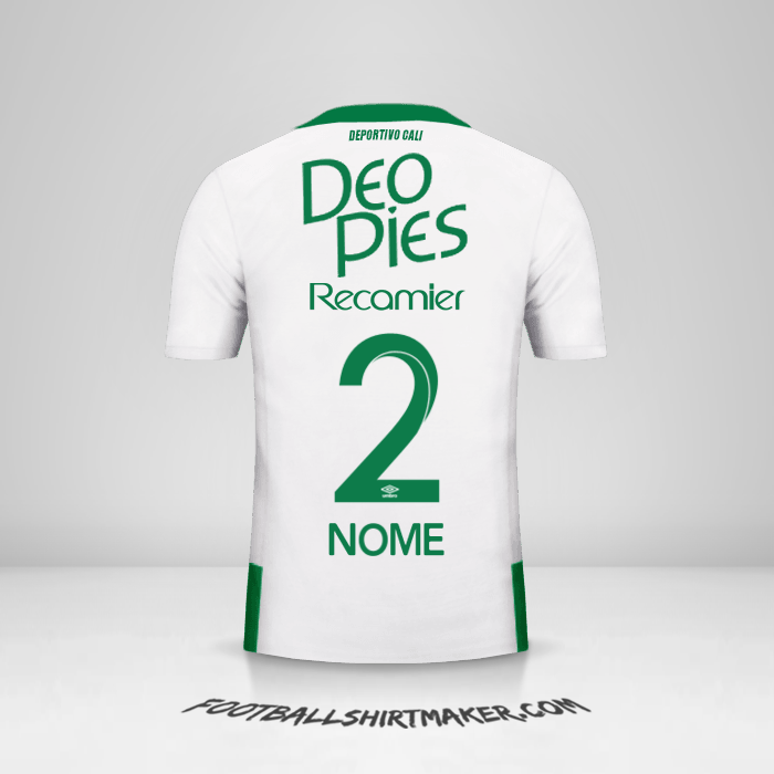 Maglia Deportivo Cali 2016 Seconda -  nome - 2