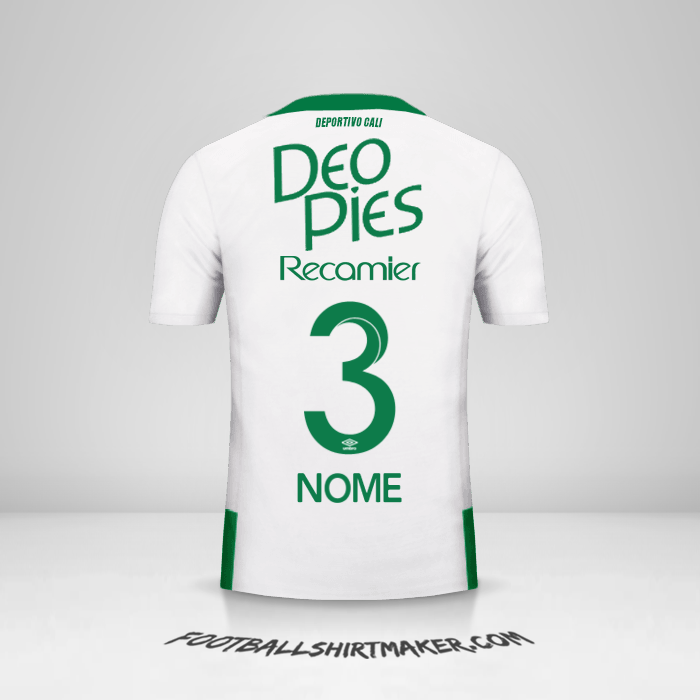 Maglia Deportivo Cali 2016 Seconda -  nome - 3