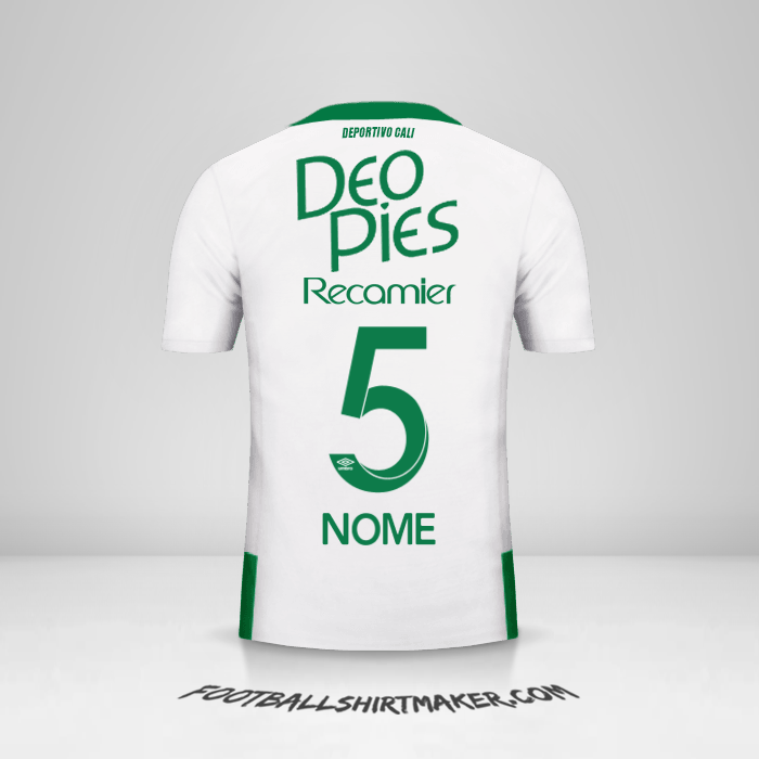 Maglia Deportivo Cali 2016 Seconda -  nome - 5