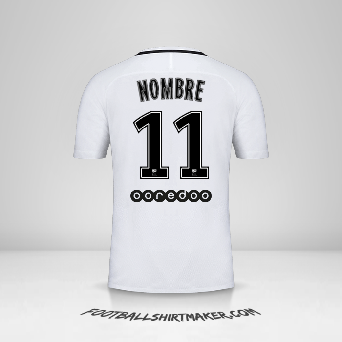 Jersey Paris Saint Germain 2016/17 Tercera -  nombre - 11