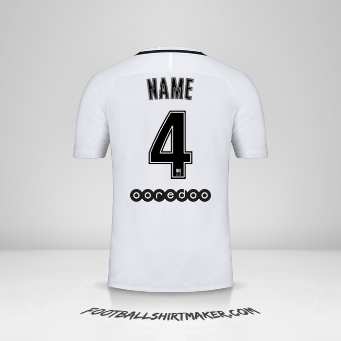 Shirt Paris Saint Germain 2016/17 Third -  name - 4