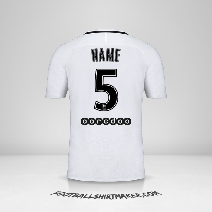 Jersey Paris Saint Germain 2016/17 Third -  name - 5