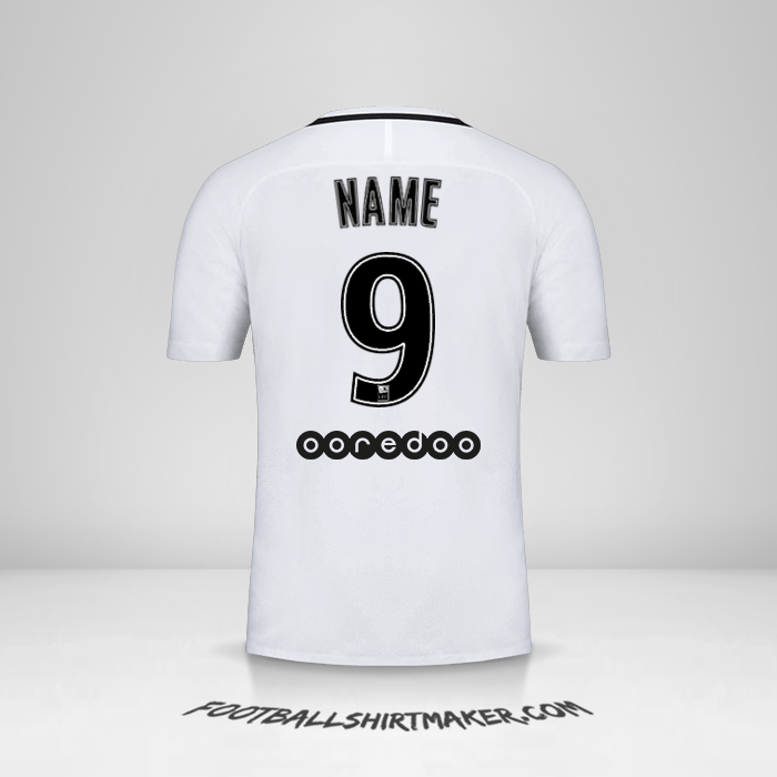 Shirt Paris Saint Germain 2016/17 Third -  name - 9