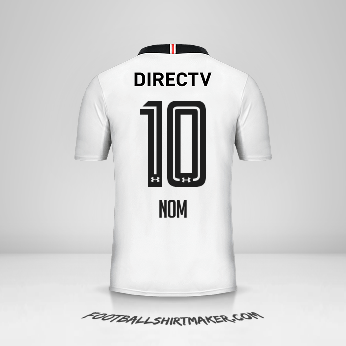 Maillot Colo Colo 2017 -  nom - 10
