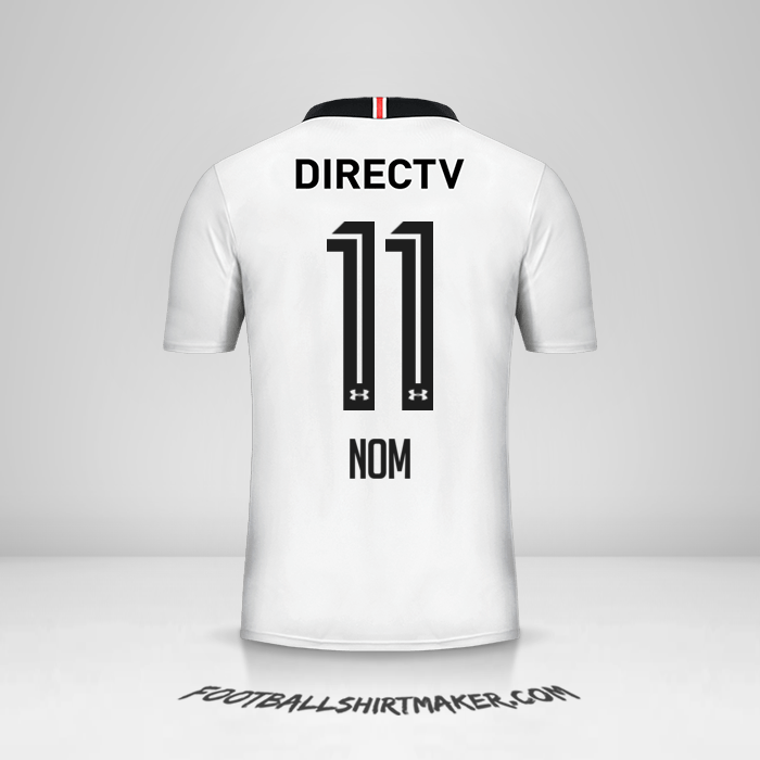 Maillot Colo Colo 2017 -  nom - 11